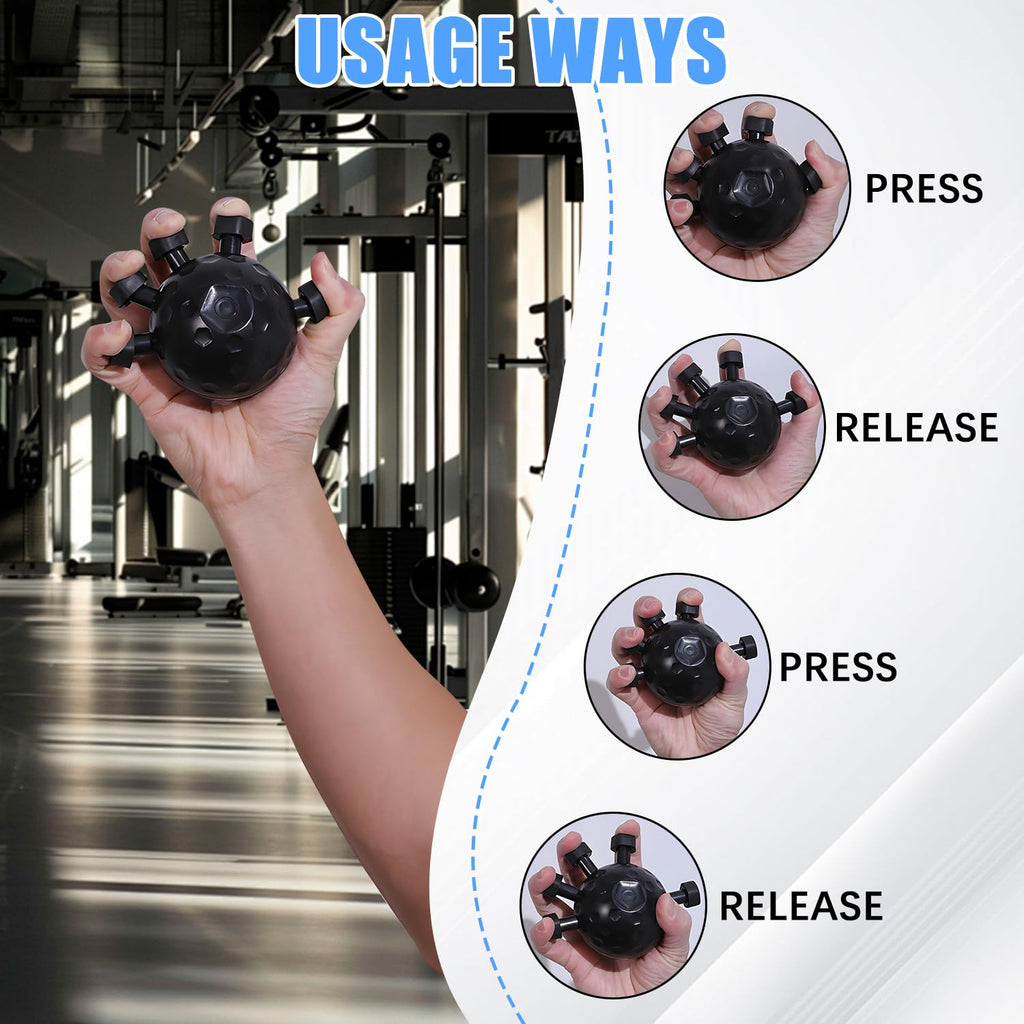 Hand & Finger Grip Trainer: PVC Strength Tool for Musicians & Athletes (2026 Upgrade)