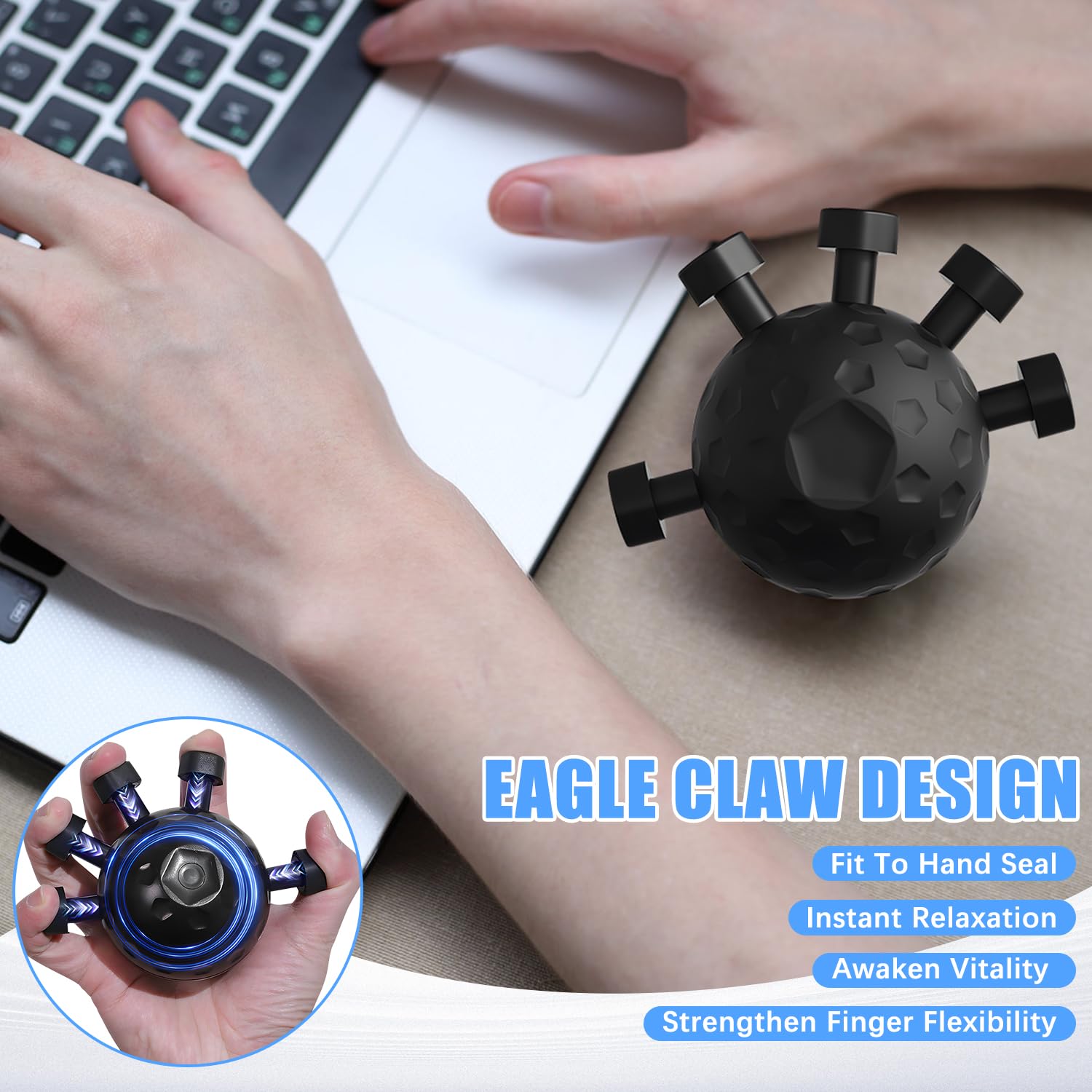 Hand & Finger Grip Trainer: PVC Strength Tool for Musicians & Athletes (2026 Upgrade)