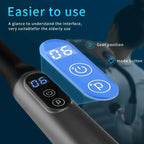 Scizor Deep Tissue Massage Gun with Extension Handle: 120° Curved Percussion Massager for Back & Neck Pain
