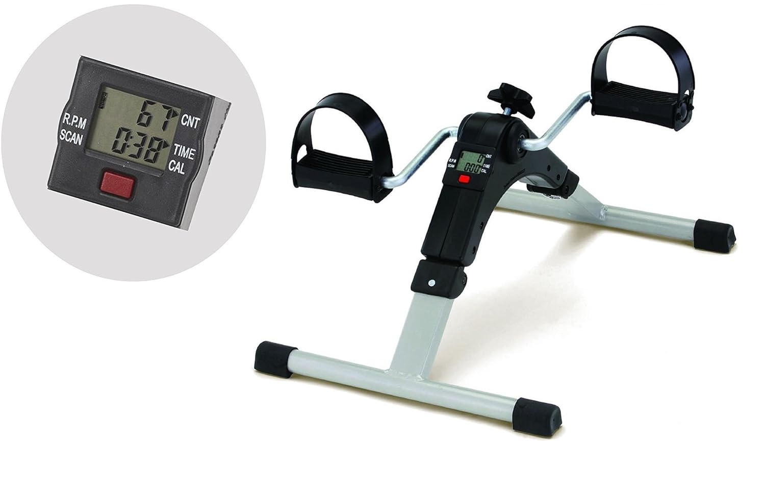 Portable Mini Exercise Bike: Foldable Arm & Leg Cycle for Physiotherapy