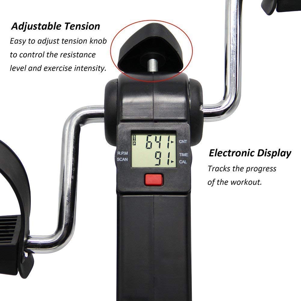 Portable Mini Exercise Bike: Foldable Arm & Leg Cycle for Physiotherapy