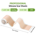Medical Grade Silicone Scar Tape – Advanced Repair Roll (1.6" x 60")