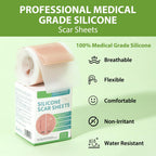 Medical Grade Silicone Scar Tape – Advanced Repair Roll (1.6" x 60")