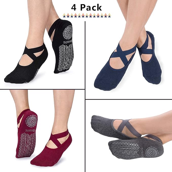 Ultra-Grip Studio Socks: Anti-Skid Yoga & Pilates Essentials