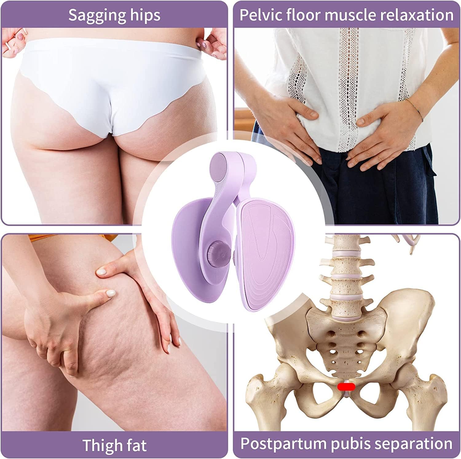 Thigh Master & Pelvic Floor Trainer: Inner Thigh Toner for Home Gym